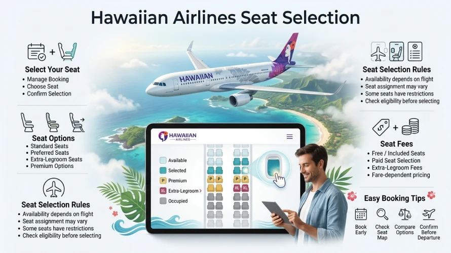 Regulations of Hawaiian Airlines Seat Selection