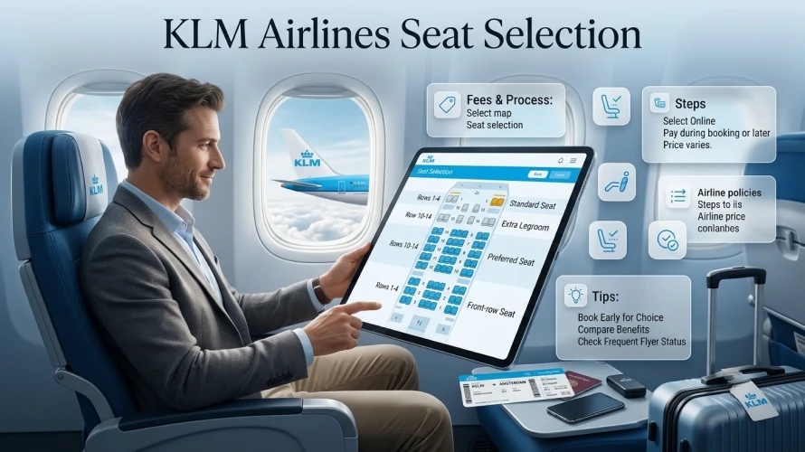 KLM Airlines Seat Selection Guide: Fees, Process & Tips
