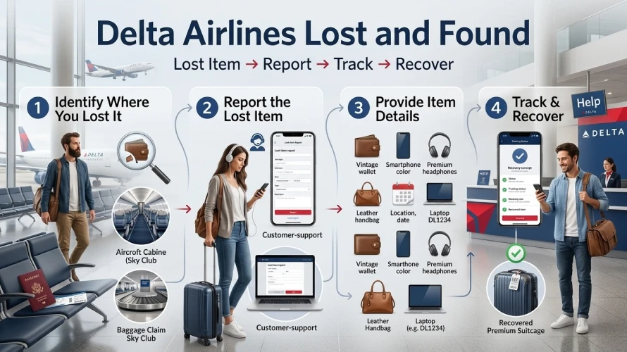 How to Find a Lost Item With Delta Airlines Lost and Found
