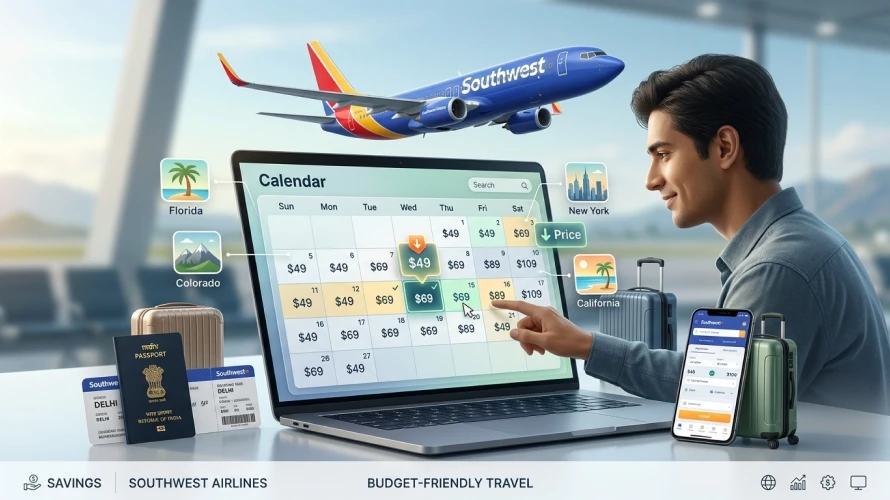 Southwest Airlines low fare calendar