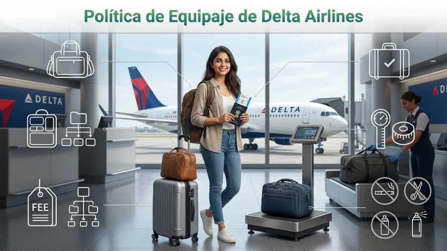 ¿Qué Equipaje Puedes Llevar en Delta Air Lines? Reglas 2026