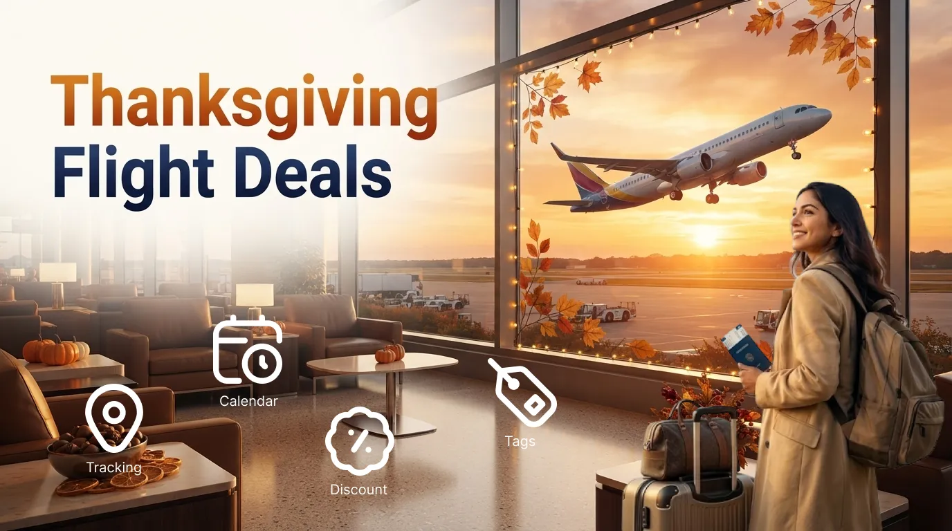 Thanksgiving flight deals for affordable holiday travel and cheap airfare tickets