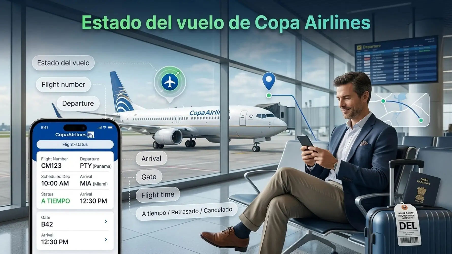 copa airlines estado de vuelo